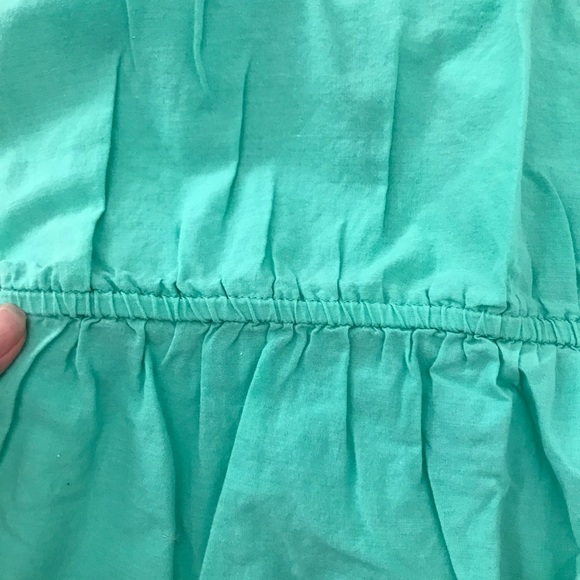 Motherhood Maternity Teal Eyelet Top Small - Picture 4 of 5